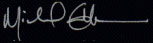 Michael Goldman Signature