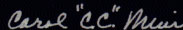 Carol Muir Signature