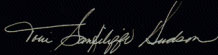 Toni Sanfilippo-Hudson Siganture